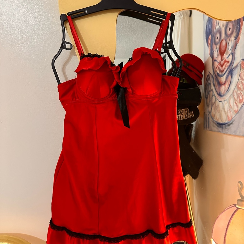 Red & Black Lingerie Dress by Flora’s Follies